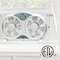 Proaira 9-inch Reversible Twin Window Fan, 3 Speed Control Extendable 23-1/2-inch to 37-inch w/Remote WNFR9W - alternate 4
